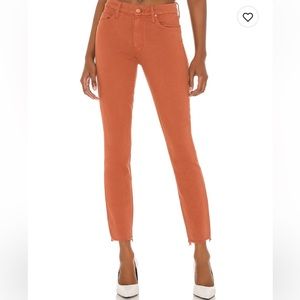 Mother Denim burnt orange jeans
